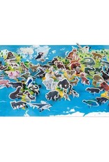 Janod Janod 3D Educational Puzzle: Endangered Animals 200pcs