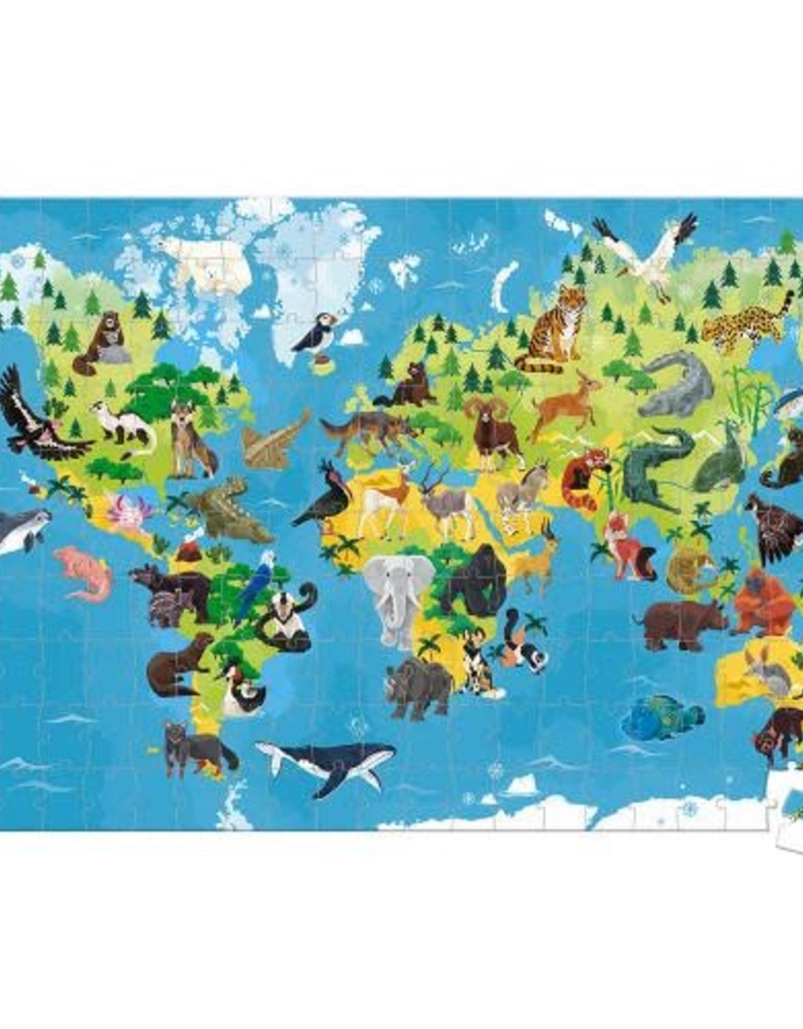 Janod Janod 3D Educational Puzzle: Endangered Animals 200pcs