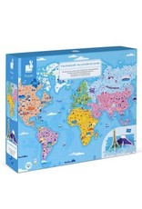 Janod Janod 3D Educational Puzzle: World Curiosities 350pcs