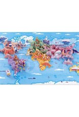 Janod Janod 3D Educational Puzzle: World Curiosities 350pcs