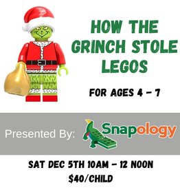 How the Grinch Stole Legos with Snapology - Dec 5