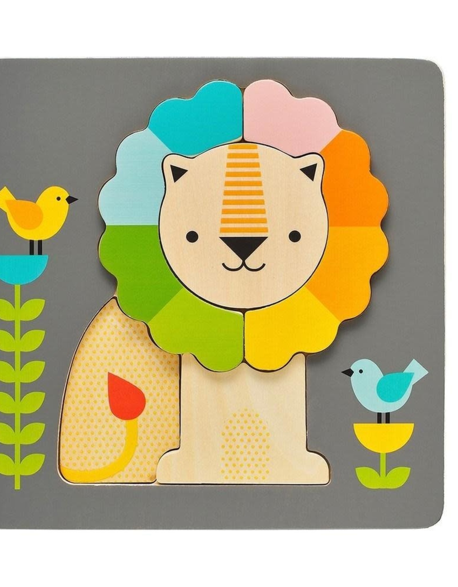 Petit Collage Little Lion Chunky Wood Puzzle