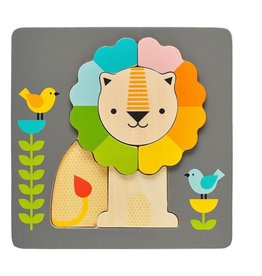 Petit Collage Little Lion Chunky Wood Puzzle