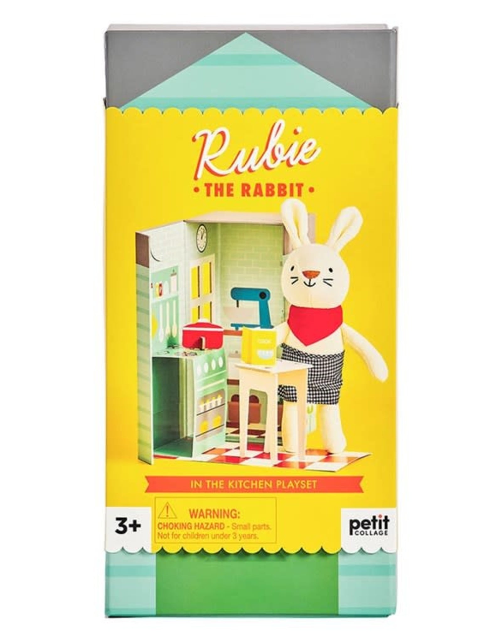 Petit Collage Rubie The Rabbit Playset