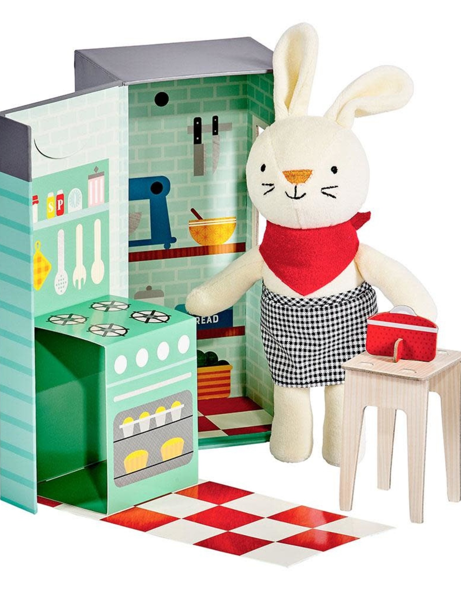 Petit Collage Rubie The Rabbit Playset