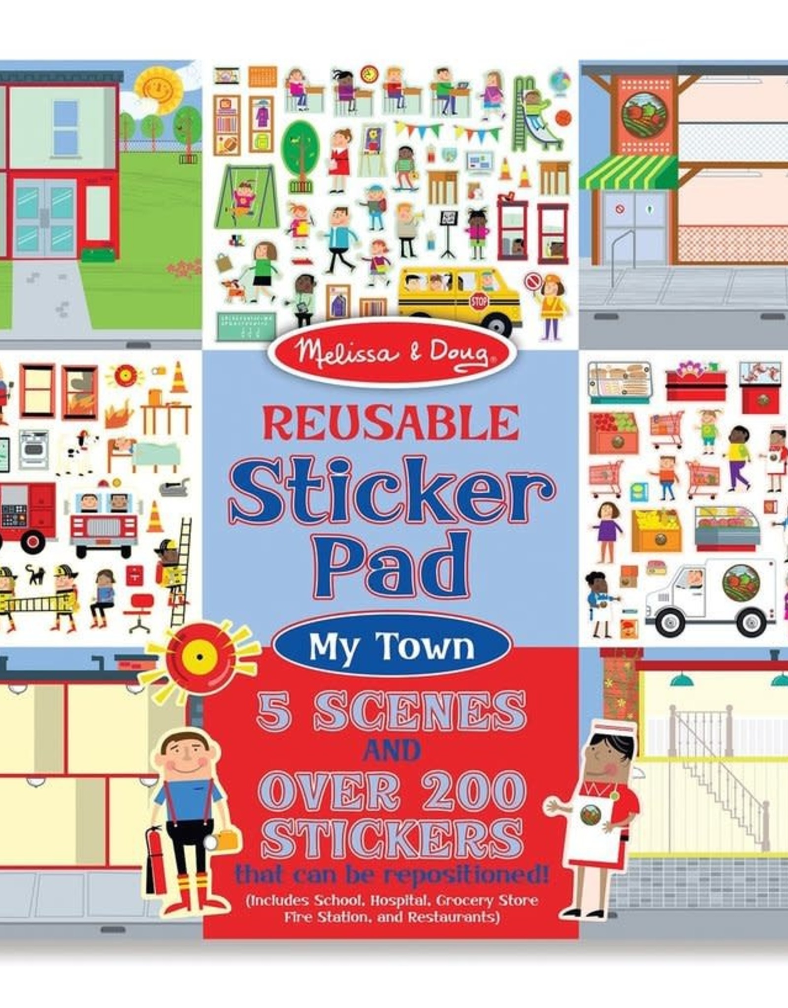 Melissa & Doug Melissa & Doug Reusable Sticker Pad - MyTown