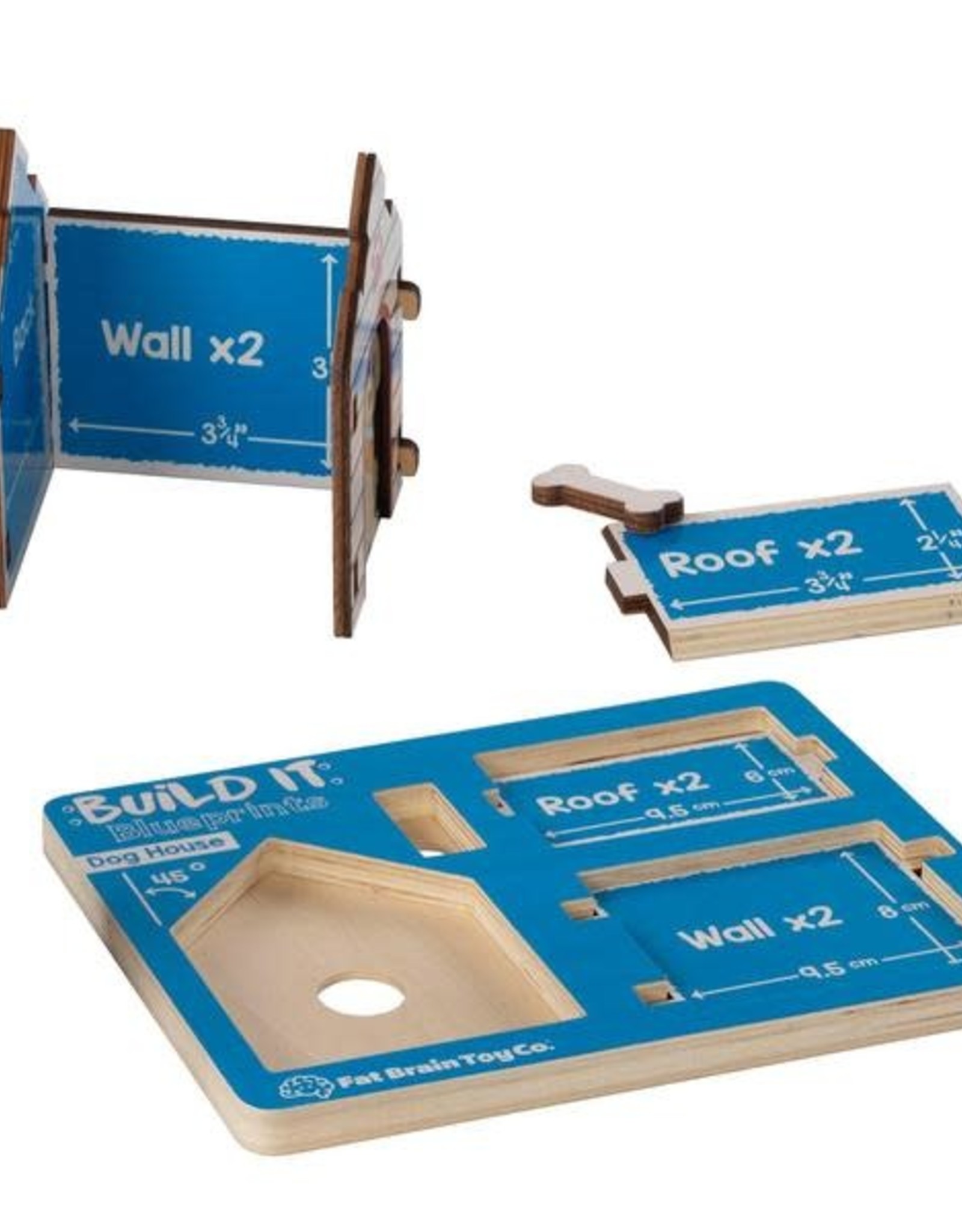 Fat Brain Toy Co. Build It: Blueprints - Dog House