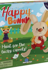 Blue Orange Happy Bunny