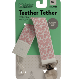 Malarkey Kids Malarkey Kids Teether Tether - Floral Pink