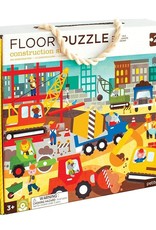 Petit Collage Construction Site Floor Puzzle - 24 pieces
