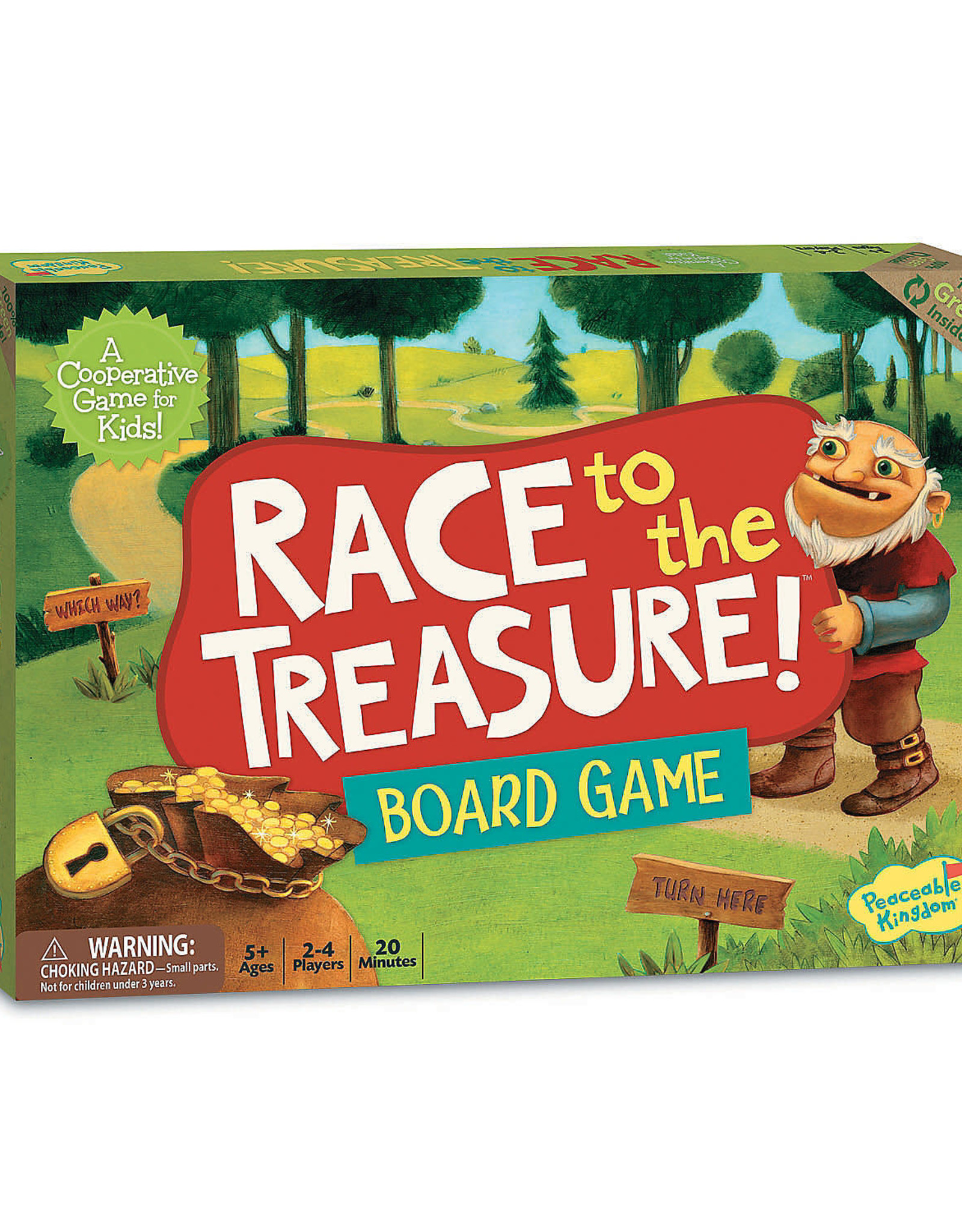 Peaceable Kingdom Peaceable Kingdom Race to the Treasure! Board Game