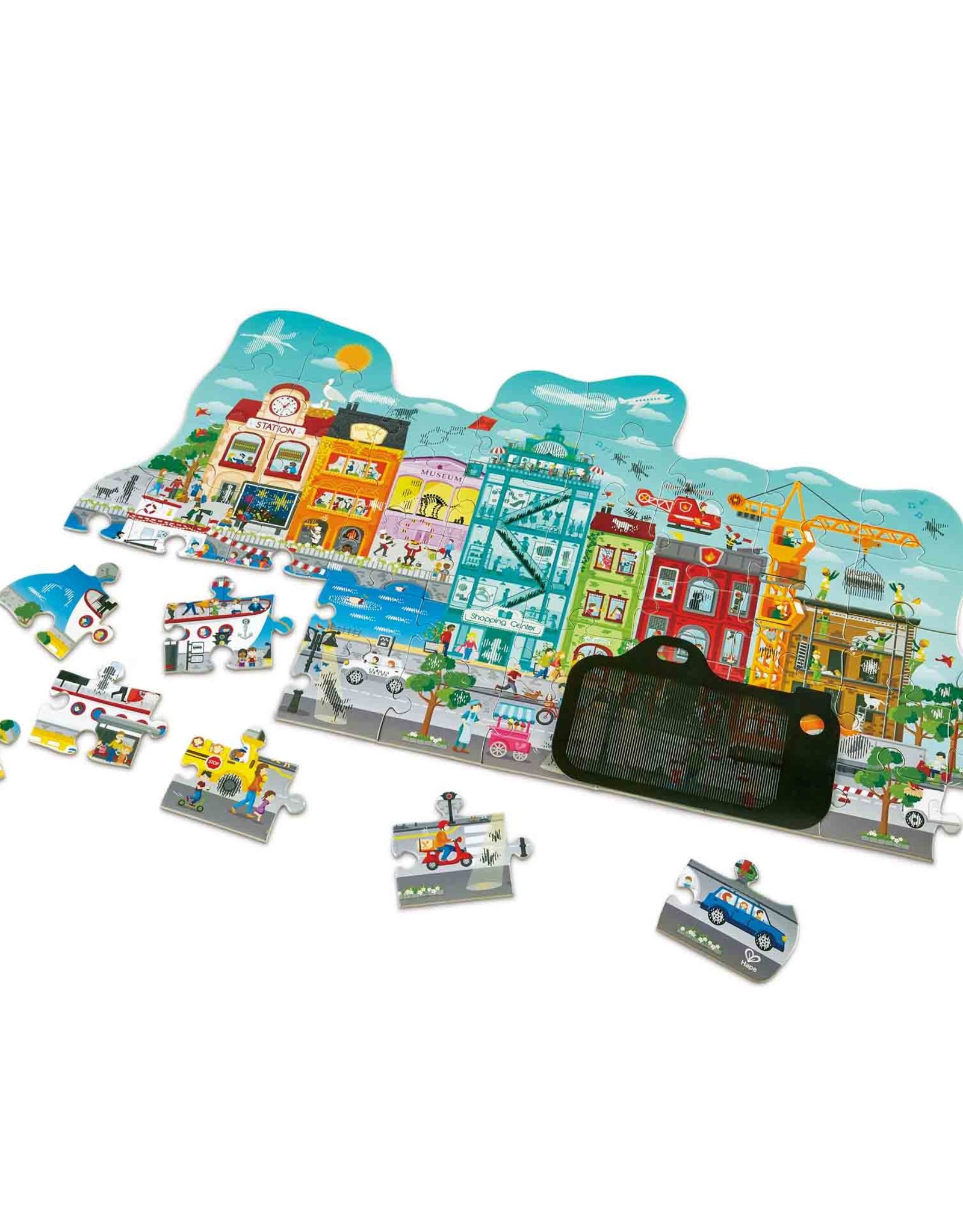 Hape Toys Animated City Puzzle 50pcs