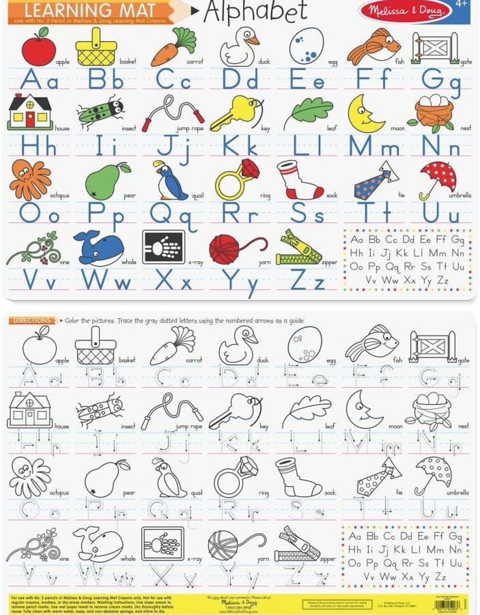 Melissa & Doug Alphabet Learning Mat