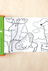 Mudpuppy Mini Coloring Roll - Animals of the World