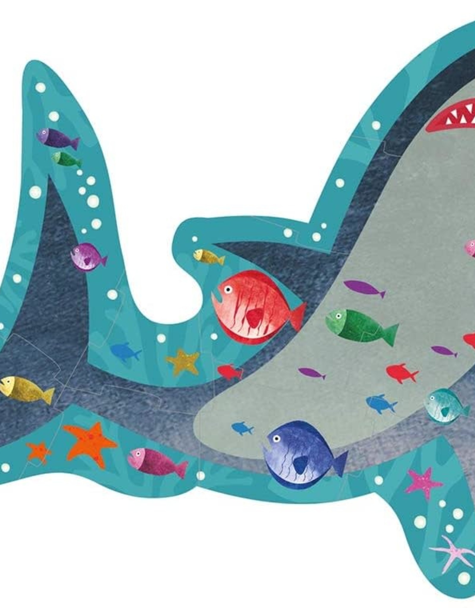 Floss & Rock 12 pc Shark Shaped Puzzle
