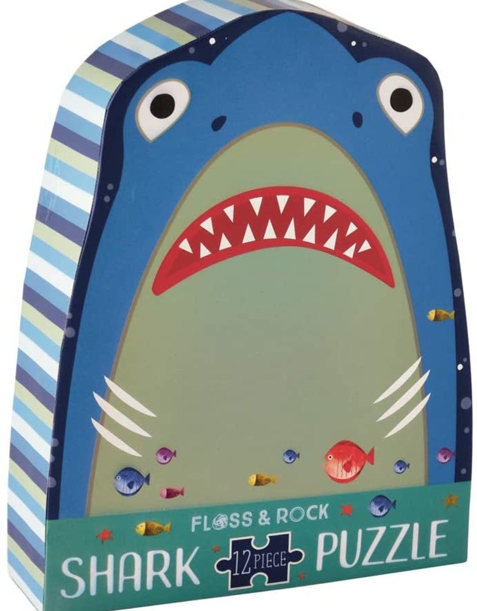 Floss & Rock 12 pc Shark Shaped Puzzle