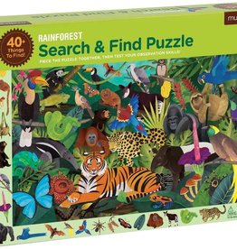 Mudpuppy Search & Find Puzzle - Rainforest