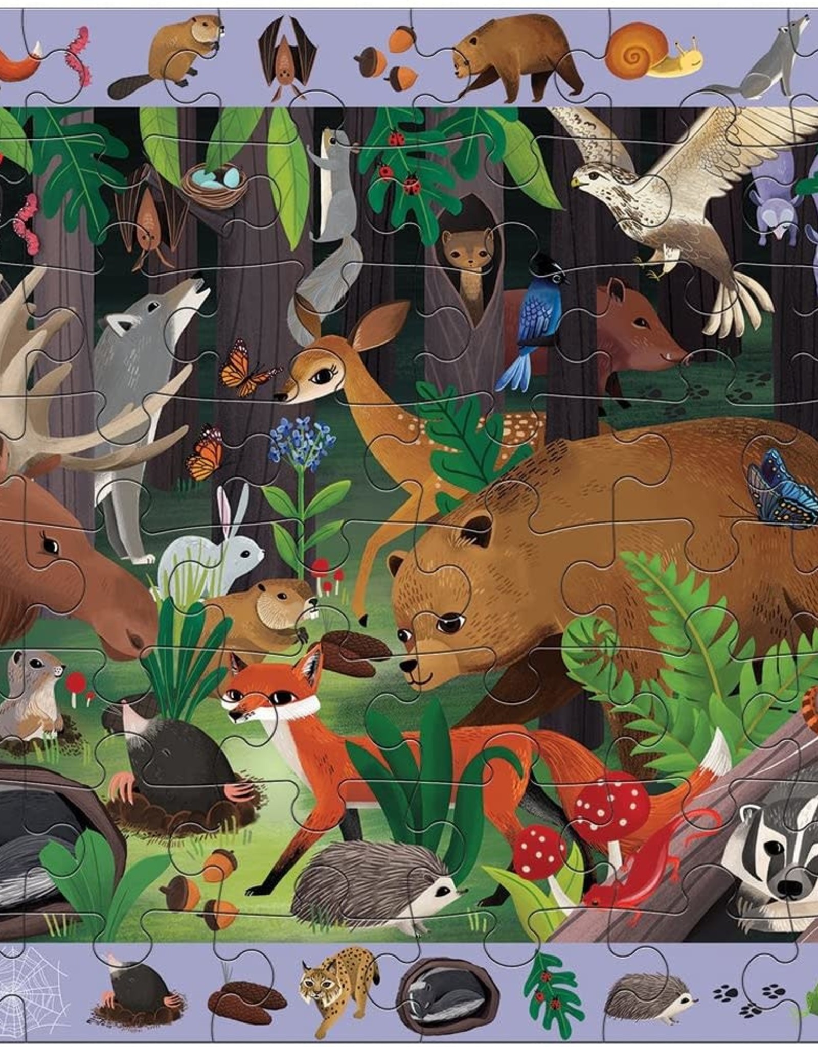 Mudpuppy Search & Find Puzzle - Woodland
