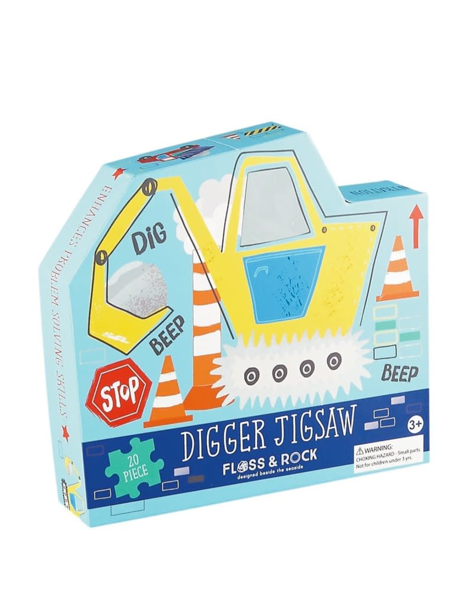Floss & Rock 20 piece Digger Jigsaw Puzzle
