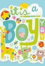 Peaceable Kingdom It's a Boy! Card