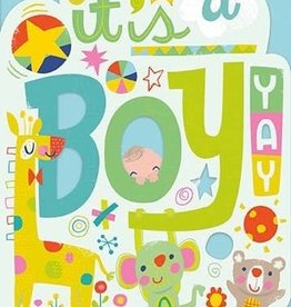 Peaceable Kingdom It's a Boy! Card