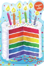 Peaceable Kingdom Rainbow Cake Scratch & Sniff Card