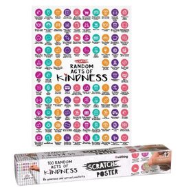 100 Random Acts of Kindness Scratch Poster