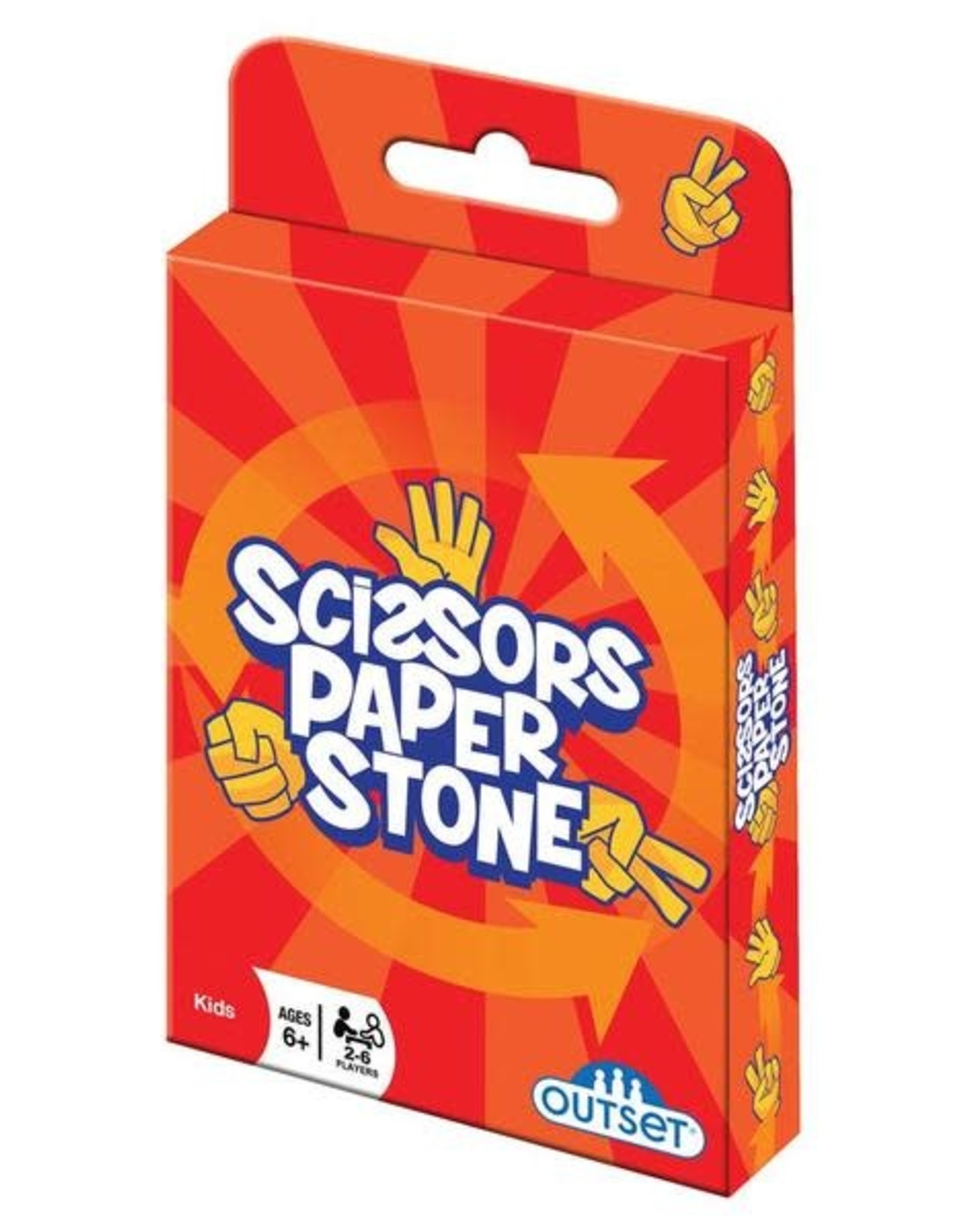 Outset Media Scissors Paper Stone Card Game