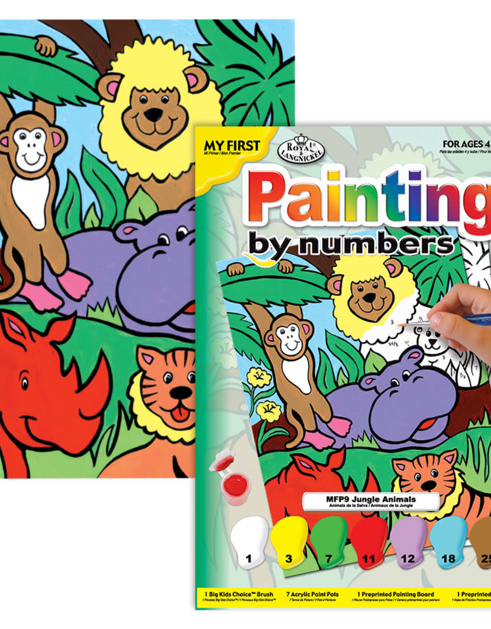 Royal & Langnickel My First Paint by Number - Jungle Animals