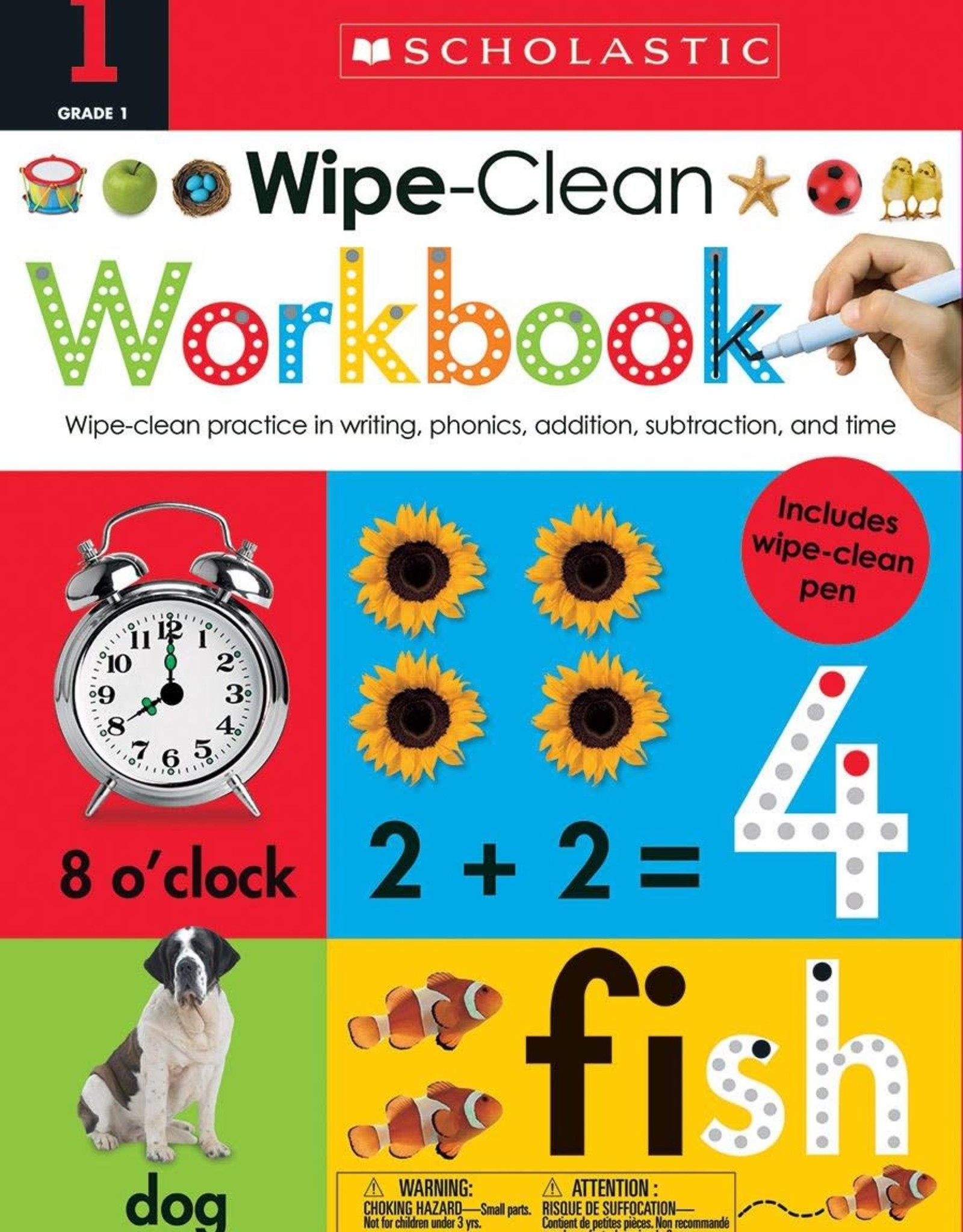 Scholastic Wipe Clean Workbook Grade 1