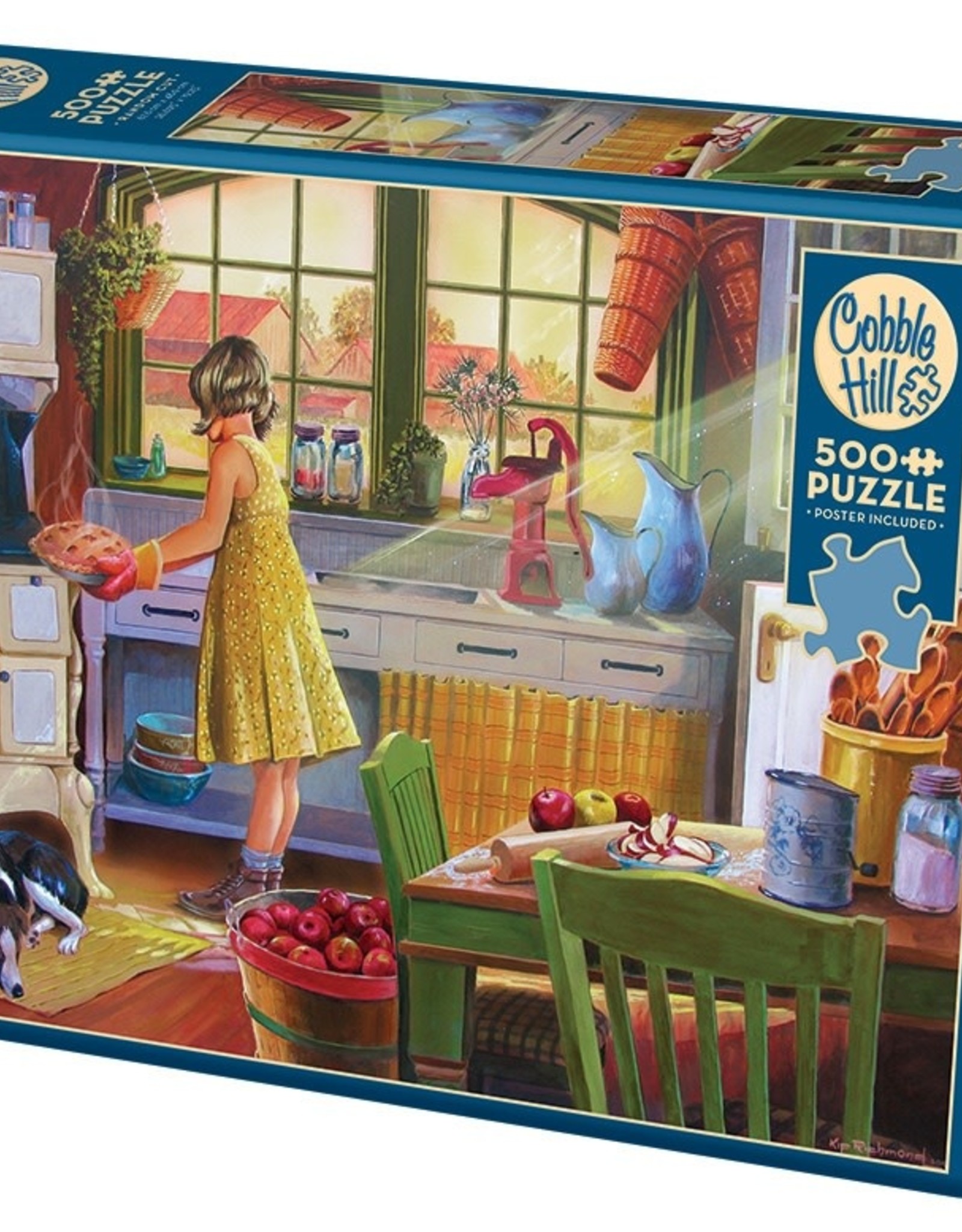 Cobble Hill Puzzles Apple Pie Kitchen - 500 piece puzzle