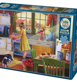 Cobble Hill Puzzles Apple Pie Kitchen - 500 piece puzzle