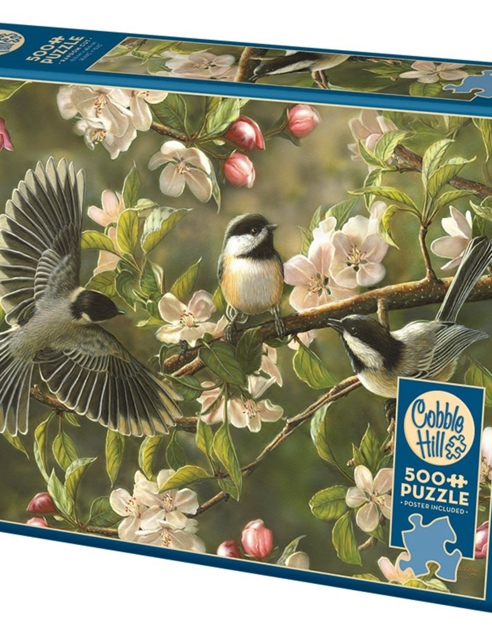 Cobble Hill Puzzles Chickadeedeedees 500 piece puzzle