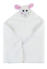 Zoocchini Baby Hooded Towel - Lamb