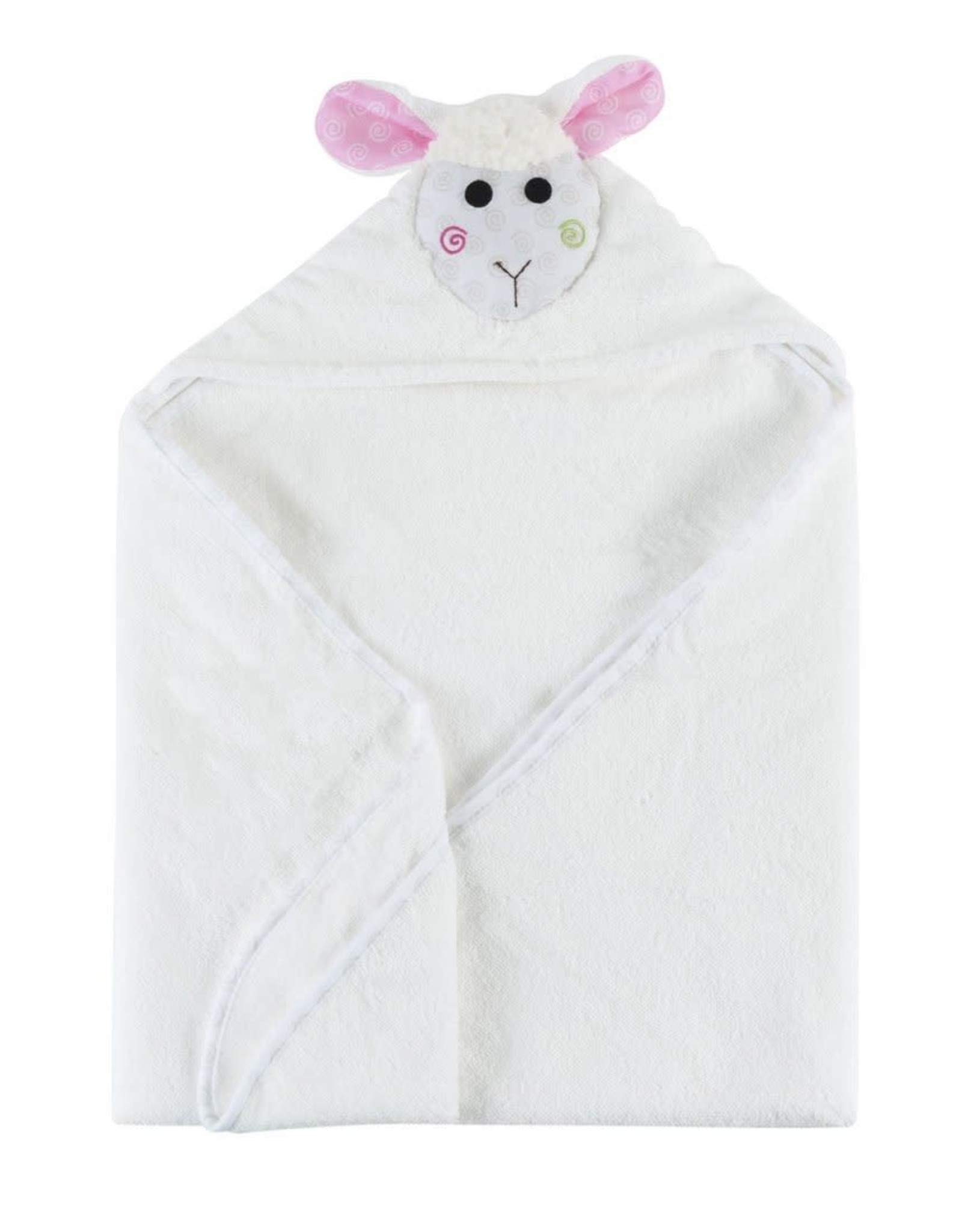 Zoocchini Baby Hooded Towel - Lamb