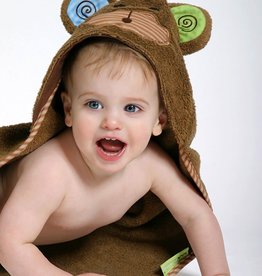 Zoocchini Baby Hooded Towel - Monkey