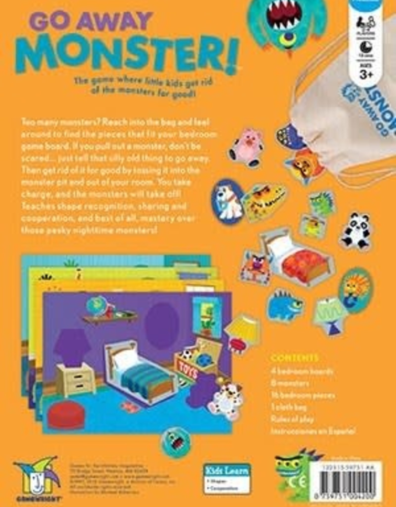 Gamewright Go Away Monster!