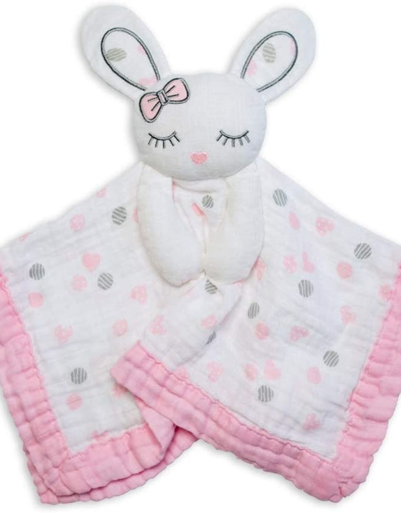 Lulujo Lulujo Muslin Cotton Lovie - Bunny