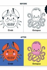 Mudpuppy Color the Ocean Magic Bath Book