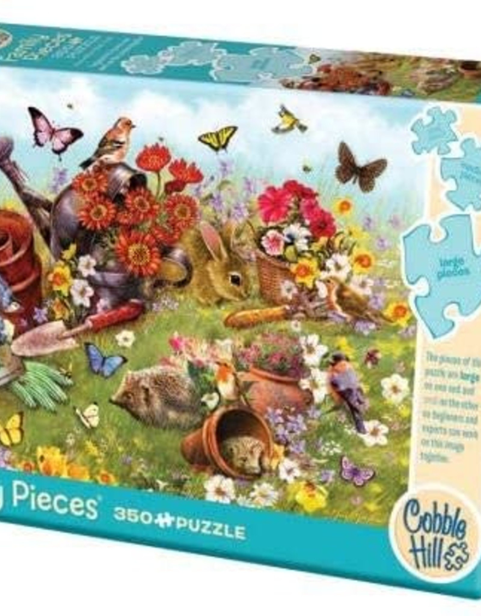Cobble Hill Puzzles Garden Scene - 350 piece Family Puzzle