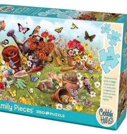 Cobble Hill Puzzles Garden Scene - 350 piece Family Puzzle