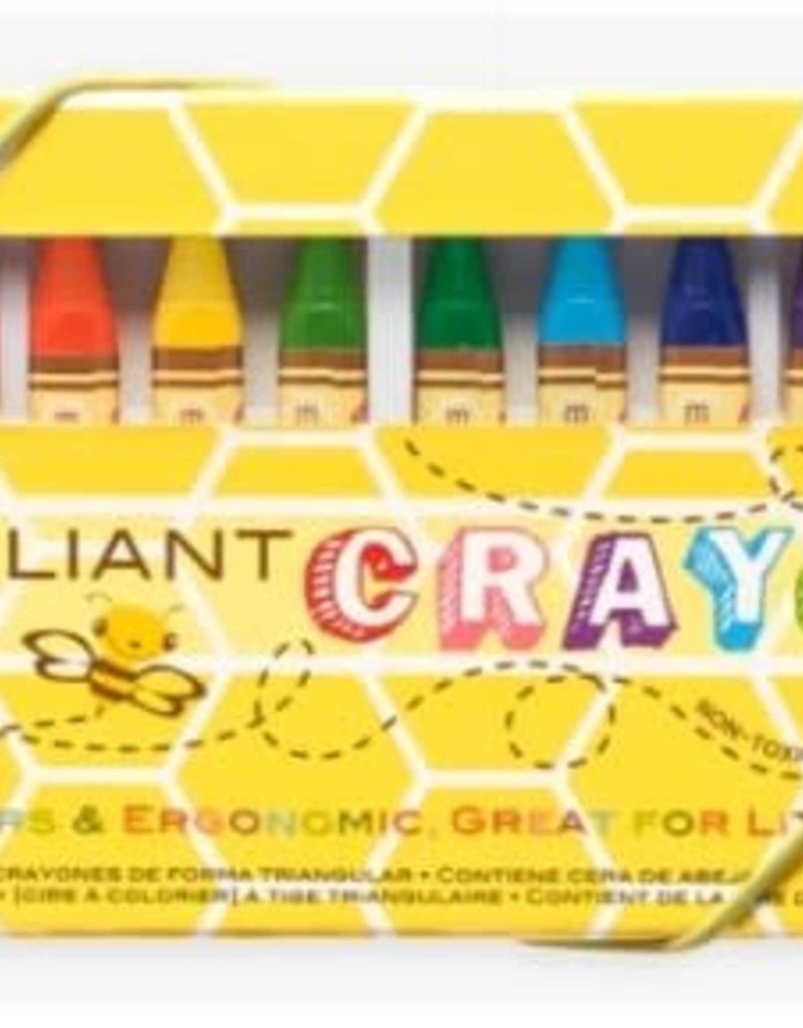 Ooly Brilliant Bee Crayons - Set of 12