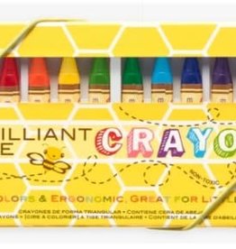 Ooly Brilliant Bee Crayons - Set of 12