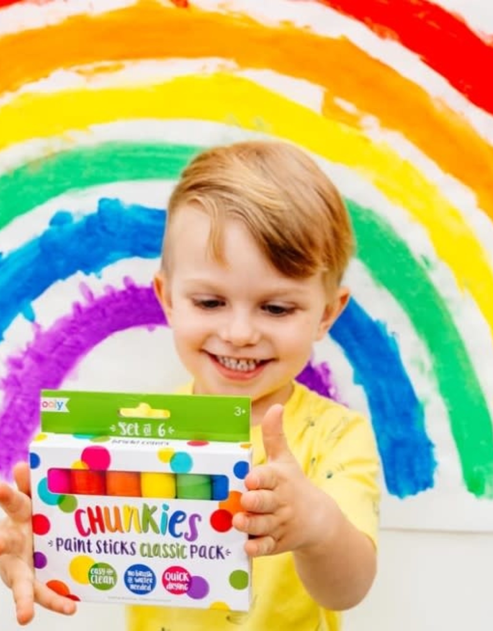 Ooly Chunkies Paint Sticks - Set of 6