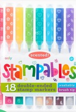 Ooly Stampables Double Ended Scented Markers - Set of 18