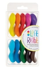 Ooly Left Right Ergonomic Crayons