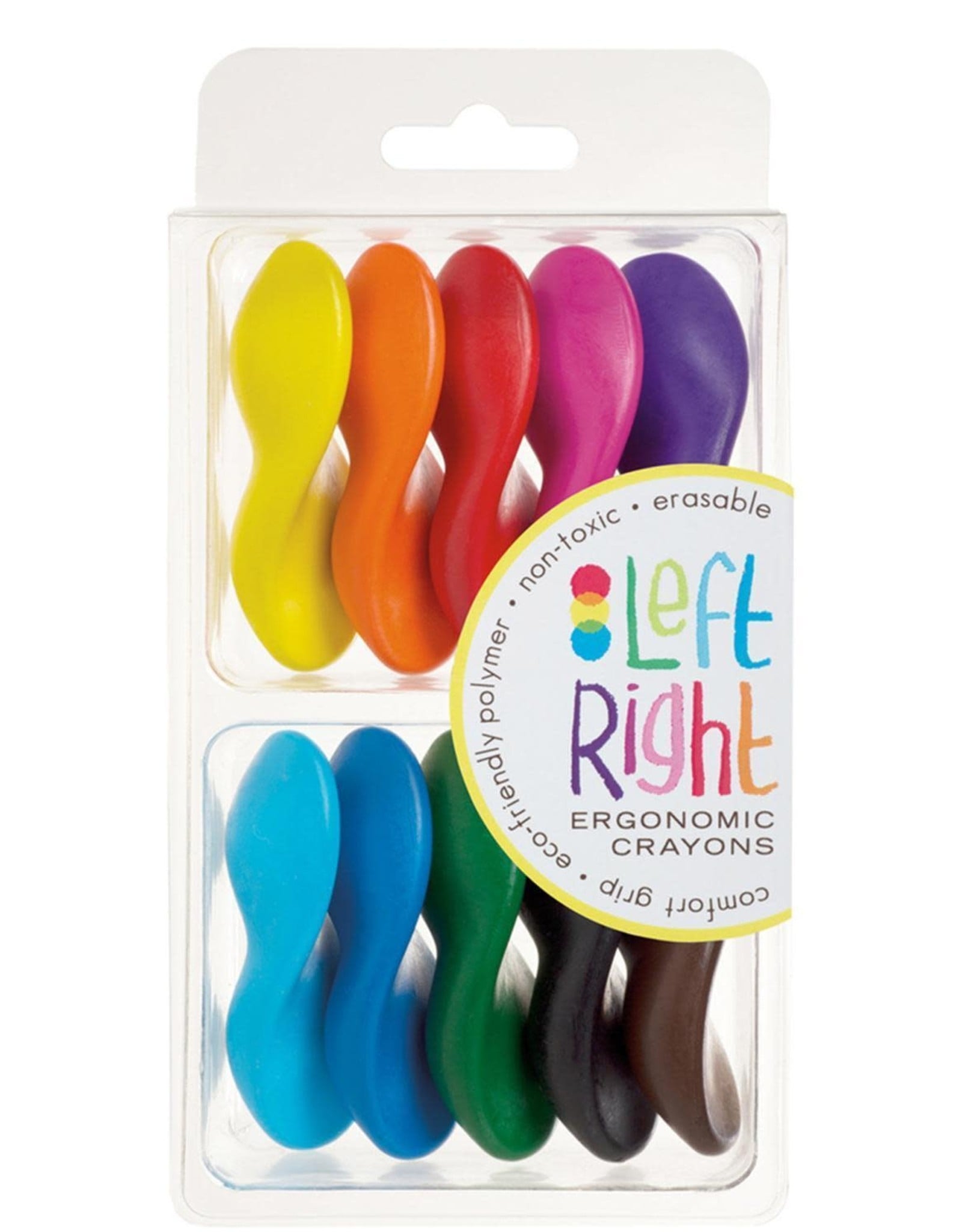 Ooly Left Right Ergonomic Crayons