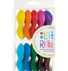 Ooly Left Right Ergonomic Crayons