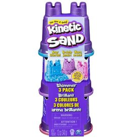 Kinetic Sand Kinetic Sand Single Shimmer 3 Pack