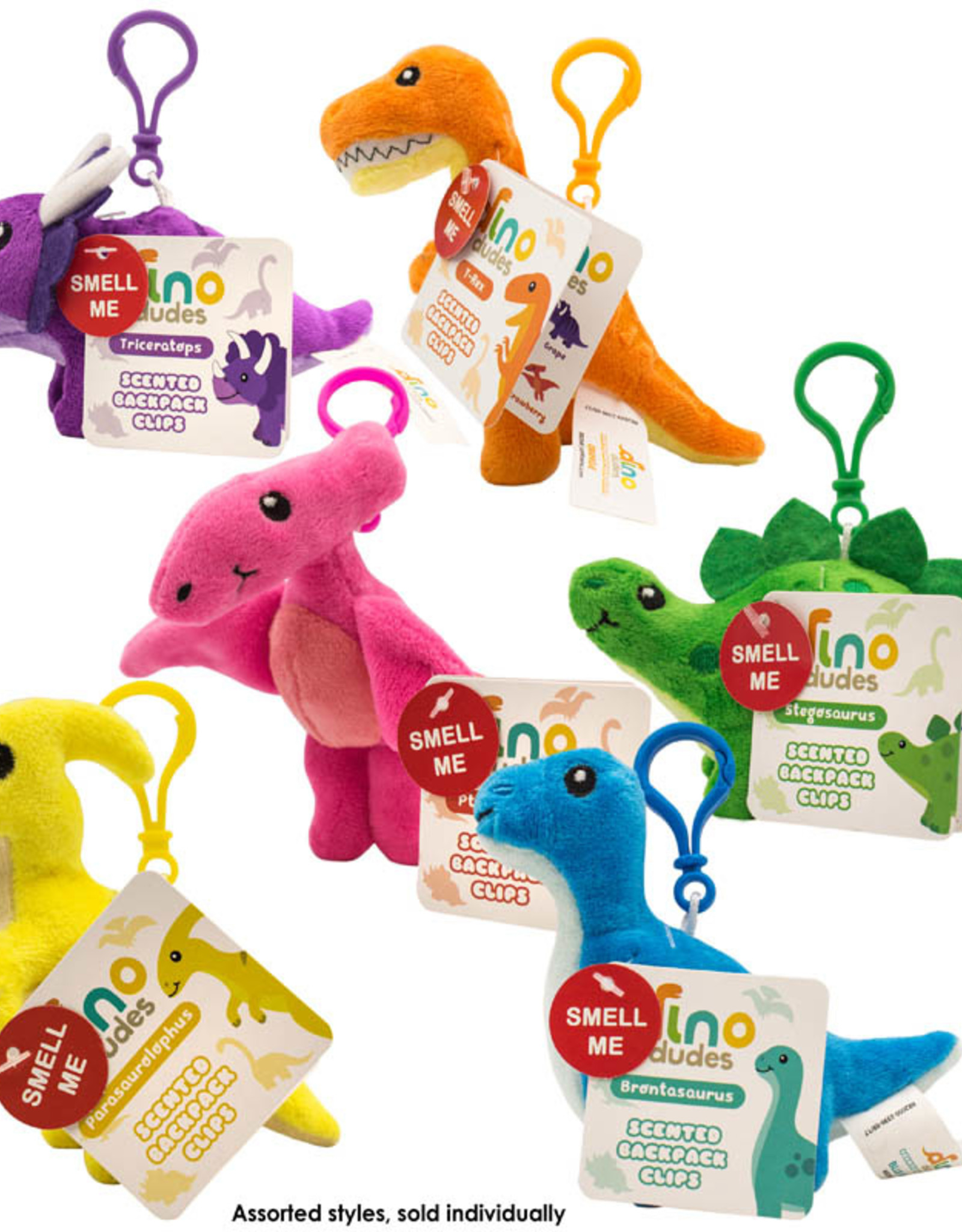 Scentco Dino Dudes Scented Backpack Clips